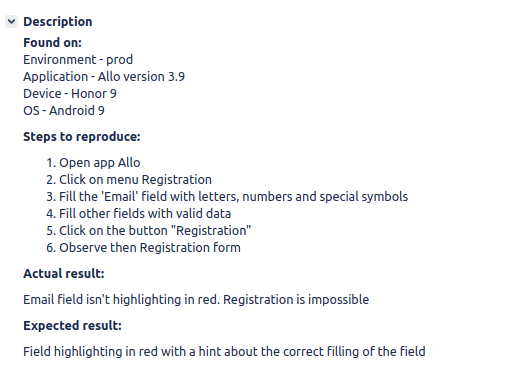 Bug-report