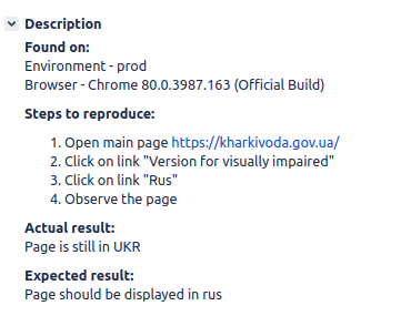 Bug-report
